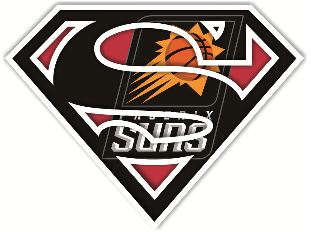 Phoenix Suns superman iron on heat transfer